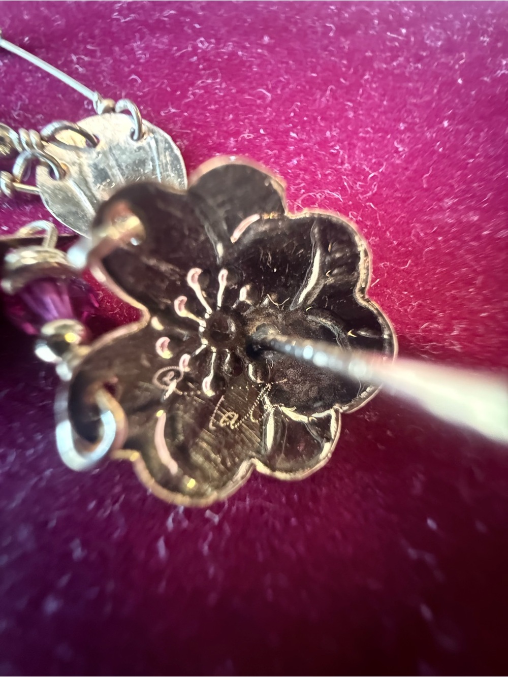 Tabra 14k dangle earrings - Picture 6 of 6
